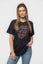The Rolling Stones T Shirt Union Jack Tongue Diamante Official Charcoal Grey Carousel 5