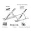 Laptop Stand Metal Portable Multifunctional Carousel 3