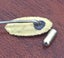 Vintage Gold Tone Oval Engraved "O" Stick / Hat Pin Carousel 5