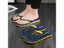 Hot Fashion Blue Men's Big Size 46 Non Slip Beach Indoor Flip Flops Carousel 6