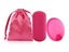 30ml Women Leak Proof Menstrual Cup Reusable Silicone Period Disc Pink Carousel 1