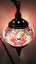 Turkish Mosaic Lamp Large Swan Rich Red - 46cm Carousel 3