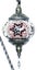 Turkish Mosaic Lamp Large Swan Rich Red - 46cm Carousel 5