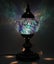 Turkish Mosaic Aroma Table Lamp In Cracked Teal Carousel 1