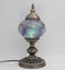 Turkish Mosaic Aroma Table Lamp In Cracked Teal Carousel 2