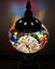 Turkish Mosaic Table Lamp Earth Ball With Large Elegant Base - 33cm Carousel 2