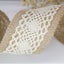5cm x 2m Cotton Linen Fabric Jute Lace Ribbon DIY Handmade Wedding Craft Décor Carousel 6