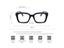 Fashion Reading Glasses Women New Square Anti Blue Light Presbyopia Vintage Carousel 7