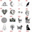 100 Personalised return address label barcode adhesive custom sticker 56x25mm Carousel 7