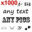 1000 LARGE Personalised return address label adhesive custom sticker 61x50mm Carousel 1