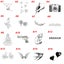 1000 LARGE Personalised return address label adhesive custom sticker 61x50mm Carousel 3