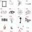 1000 LARGE Personalised return address label adhesive custom sticker 61x50mm Carousel 5