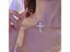 Fashion Women Crystal Zircon Cross Pendant Necklace For Women Girl Crystal Carousel 4