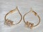 Hoop Earrings Geometric CZ Studs Carousel 1