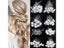 Silver Color Pearl Rhinestone Wedding Hair Combs Hair Accessories For Women Carousel 3