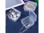 48 Packs Clear Small Plastic Containers Transparent Storage Box With Hinged Lid Carousel 4