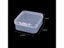 48 Packs Clear Small Plastic Containers Transparent Storage Box With Hinged Lid Carousel 5