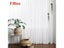 S Fold Waves Elegant Super Soft Snow Pure White Window Tulle Curtains For Carousel 2