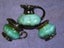 3 x Blue Mountain Pottery Jugs & Bowls ? Vase etc Carousel 12