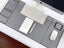 2 X Blue Grey Office Mouse Mat with Waterproof PVC Cover Visible Pocket for Card Carousel 8