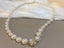 Pearls CZ Necklace White Round Pearls Necklace Carousel 1