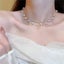 Pearls Resplendent Necklace Collarbone Necklace Carousel 3