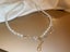 Cubic Zirconia Pearls Heart Necklace Double-layered Necklace Carousel 1