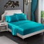 4 Piece Satin Bedding Sheet Pillowcase Sets Luxury Rich Silk Silky Super Soft Carousel 4