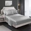 4 Piece Satin Bedding Sheet Pillowcase Sets Luxury Rich Silk Silky Super Soft Carousel 5