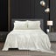 4 Piece Satin Bedding Sheet Pillowcase Sets Luxury Rich Silk Silky Super Soft Carousel 5