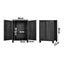 Livsip Outdoor Storage Cabinet Box Garden Cupboard Adjustable Lockable Black Carousel 10