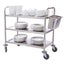Vogue Stainless Steel 3 Tier Clearing Trolley Large F995 Carousel 8