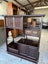 Vintage Solid Rosewood Oriental Display Cabinet Carousel 1