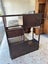 Vintage Solid Rosewood Oriental Display Cabinet Carousel 17