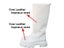 Meotina INS Genuine Leather Boots Women Knee High Boots Design Platform Riding Carousel 6