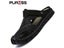 Big Size 48 Men Leather Sandals Summer Classic Men Shoes Slippers Soft Sandals Carousel 4