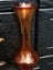Vintags Glass vase etched flowers gold w crystal lead crystal or orange vase Carousel 11