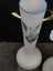 Vintage Glass vase white w flowers italy or coloured flowers or striped Gold Carousel 4