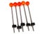 5pcs Portable Winter Fishing Rods Ice Fishing Pole Tip Spring Ball For Outdoor Carousel 3