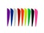 50pcs 3inch Archery Feathers 8 Color Fletching Accessories Carousel 4