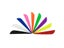 50pcs 3inch Archery Feathers 8 Color Fletching Accessories Carousel 5
