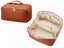 Large Capacity Travel Makeup Bag Cosmetic Organizer Makeup Brushes Bag Brown Carousel 1