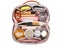Large Capacity Travel Makeup Bag Cosmetic Organizer Makeup Brushes Bag Brown Carousel 3