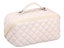 PU Leather Makeup Bags Travel Cosmetic Bag Skincare Bags Toiletry Bag White Carousel 2