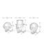 3D Silicone Ice Mold 6 Skull Shaped Carousel 6