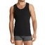 2x Bonds The Original Chesty Ribbed Cotton Mens Black Singlet Tank Top Bulk Carousel 3