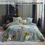 Bedding House Van Gogh Partout des Fleurs Green Cotton Sateen Quilt Cover Set Carousel 2