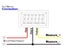 Voltmeter LED display 0-10V 30V 100V 300V 600V RED BLUE or GREEN 3 wire Carousel 4