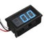Voltmeter LED display 0-10V 30V 100V 300V 600V RED BLUE or GREEN 3 wire Carousel 9