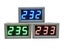 Voltmeter LED display 0-10V 30V 100V 300V 600V RED BLUE or GREEN 3 wire Carousel 10